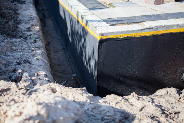 Professional Exterior Waterproofing technician working in New Ross, IN